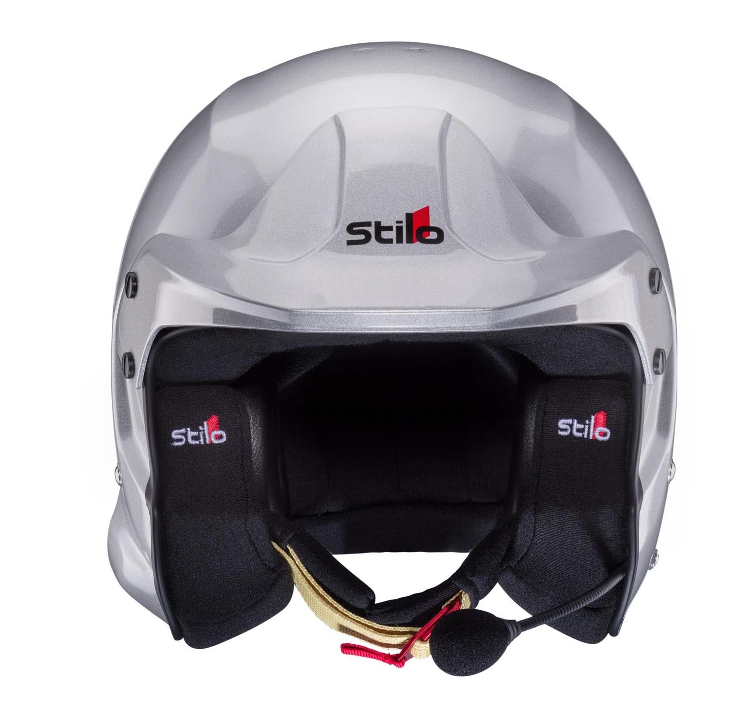 STILO AA0112EG2T54 Venti TROPHY PLUS Racing helmet, open face, intercom, FIA/Snell 2020, silver, size 54 Photo-0 