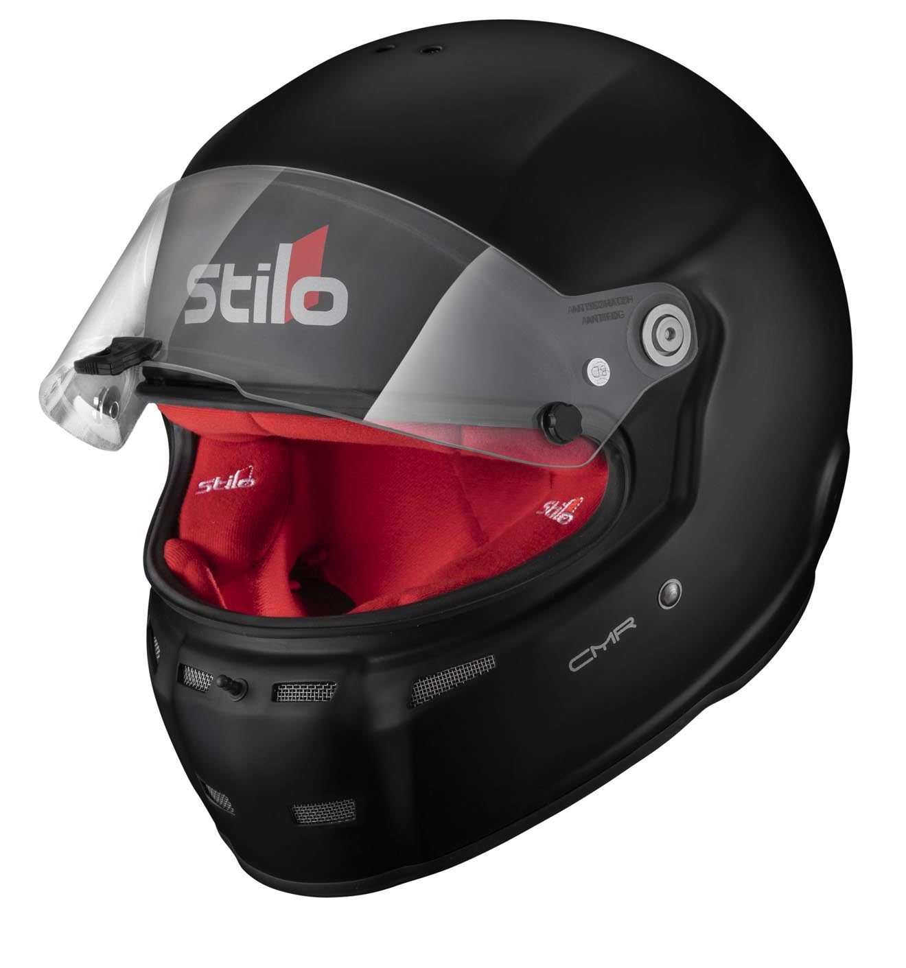 STILO AA0719AH2P55RED Karting helmet ST5 CMR, Snell CMR2016, matt black/red inner, size 55 Photo-3 