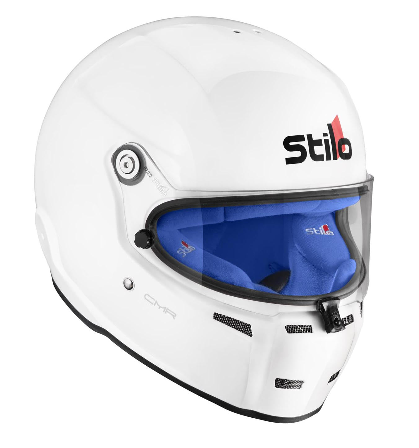 STILO AA0721AH2P55BLU Karting helmet ST5 CMR, Snell CMR2016, white/blue inner, size 55 Photo-1 