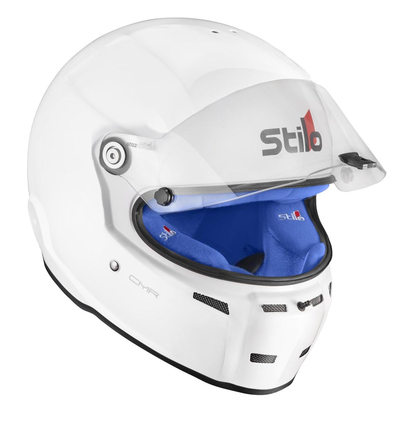 STILO AA0721AH2P57BLU Karting helmet ST5 CMR, Snell CMR2016, white/blue inner, size 57 Photo-2 