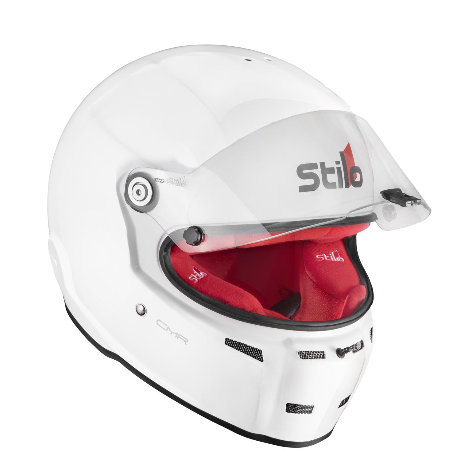 STILO AA0721AH2P56RED Karting helmet ST5 CMR, Snell CMR2016, white/red inner, size 56 Photo-0 