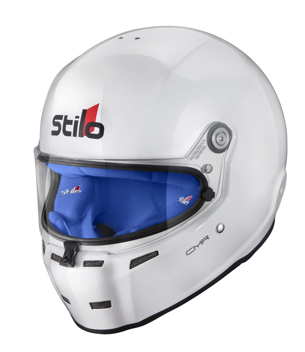 STILO AA0721AH2P54BLU Karting helmet ST5 CMR, Snell CMR2016, white/blue inner, size 54 Photo-3 