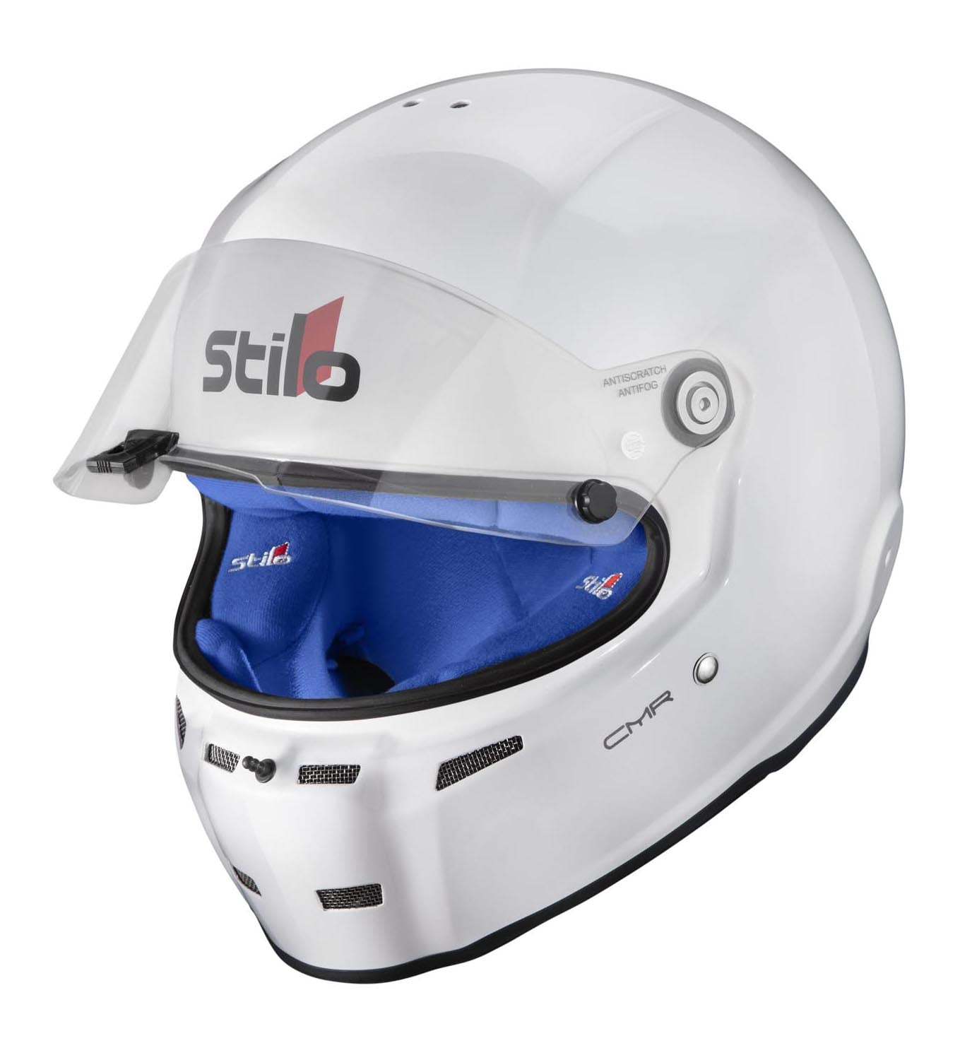 STILO AA0721AH2P59BLU Karting helmet ST5 CMR, Snell CMR2016, white/blue inner, size 59 Photo-4 