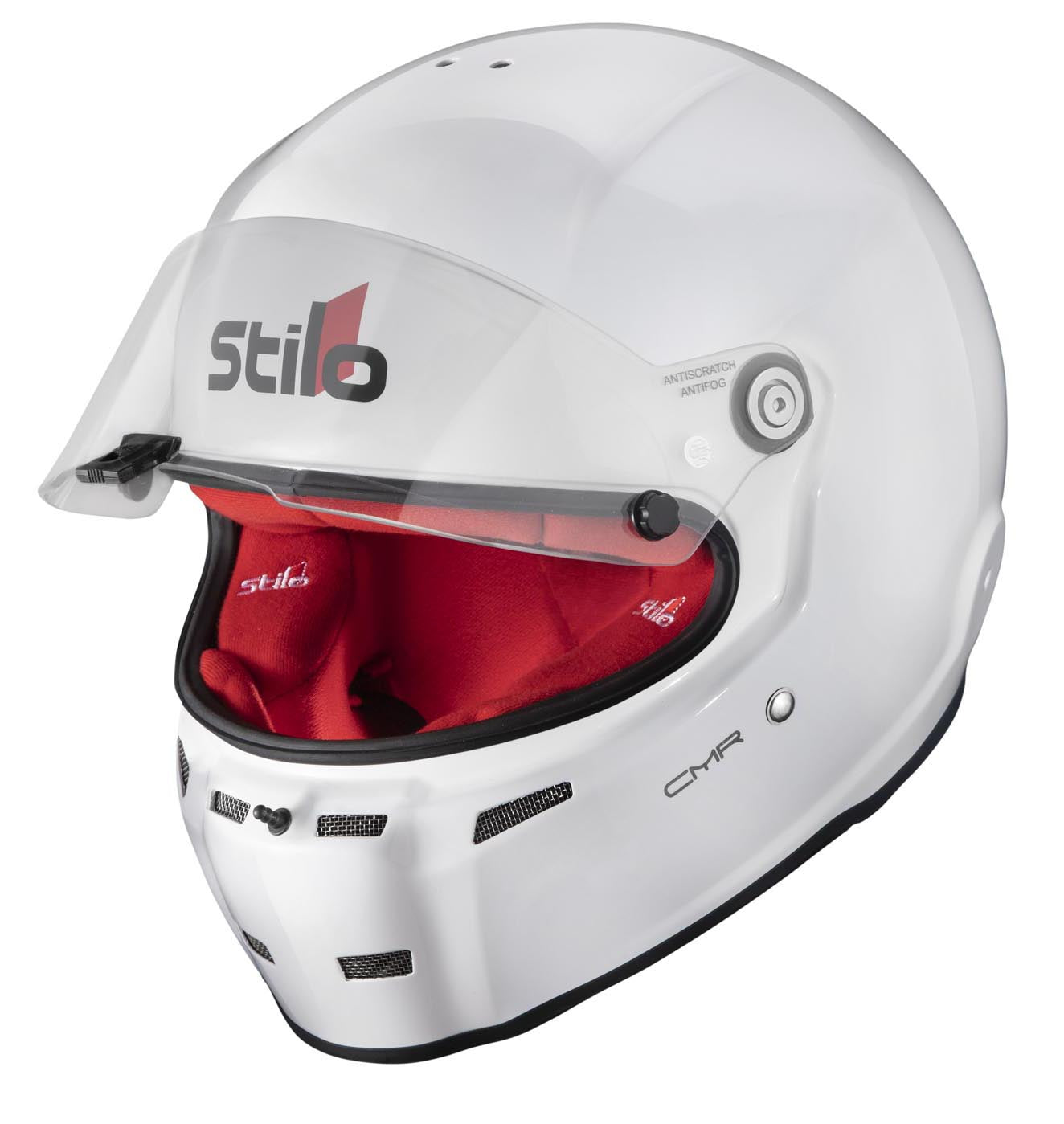 STILO AA0721AH2P56RED Karting helmet ST5 CMR, Snell CMR2016, white/red inner, size 56 Photo-2 