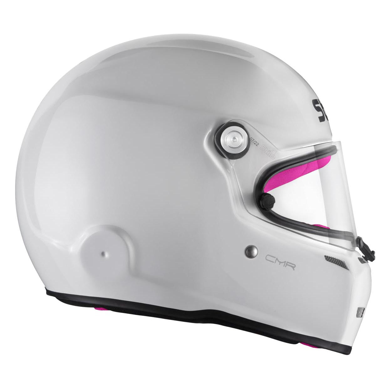 STILO AA0721AH2P55PNK Karting helmet ST5 CMR, Snell CMR2016, white/pink inner, size 55 Photo-6 