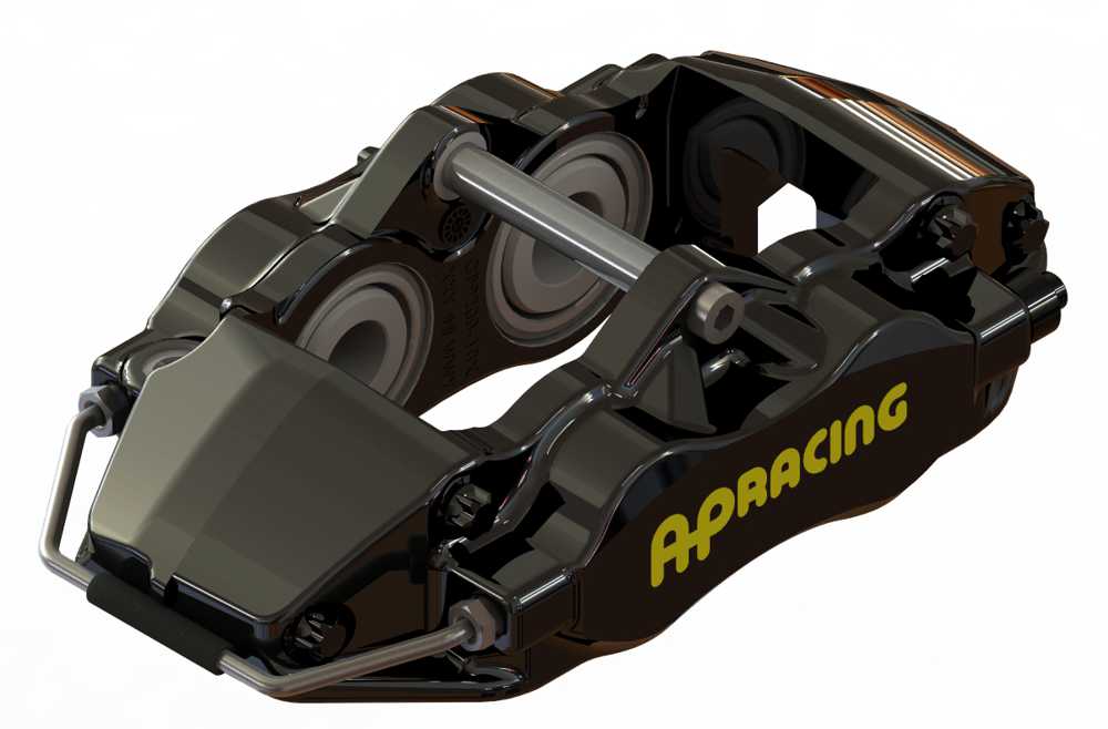 AP RACING CP9200-4S0BG Brake Caliper 4-piston Radial RHL (black) Photo-0 