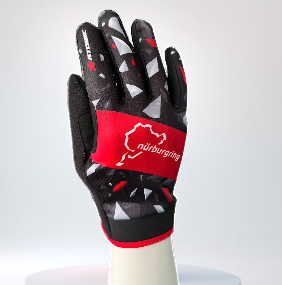 ATOMIC AT-NBRKTGLOVESSH-S Karting Gloves Short Version NÜRBURGRING EDITION , size S (Officially Licensed Nürburgring Product) Photo-1 