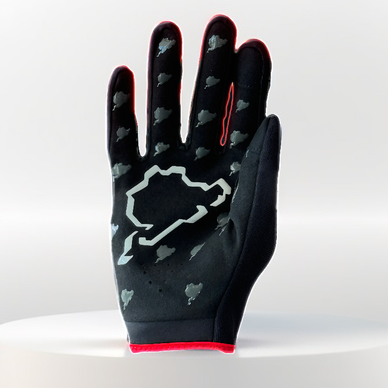 ATOMIC AT-NBRKTGLOVESSH-M Karting Gloves Short Version NÜRBURGRING EDITION , size M (Officially Licensed Nürburgring Product) Photo-2 