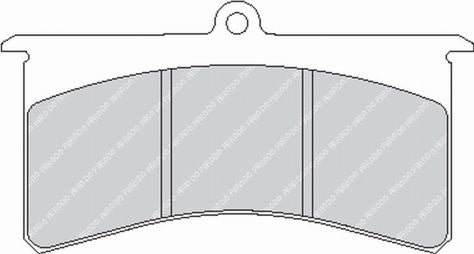 FERODO FRP501R Brake Pads DS3000 for Caliper AP Racing CP4751 Photo-0 