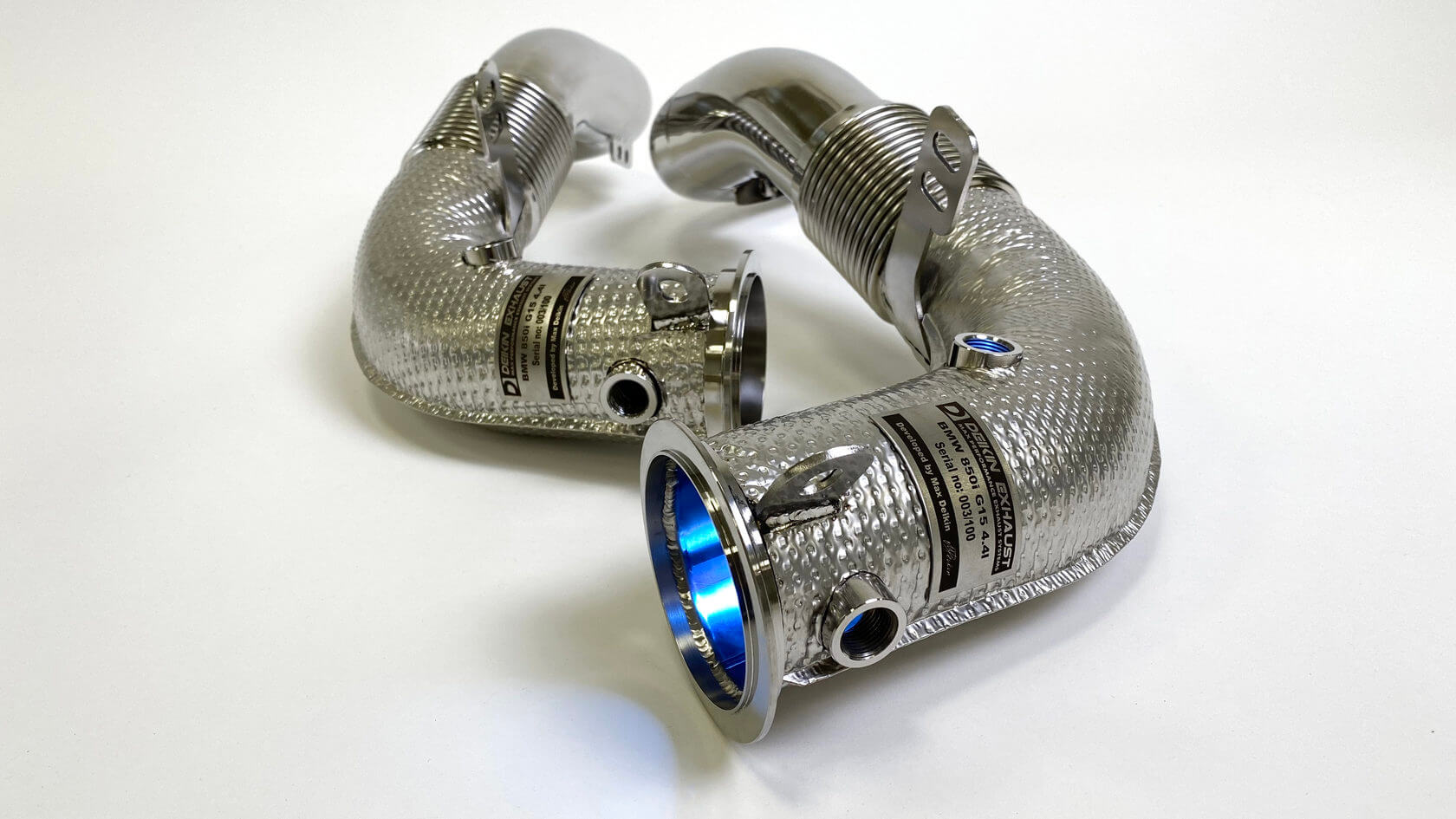 DEIKIN 10-BMW.M850i.G.Coupe.G16-DP Downpipe for BMW M850i Cabrio G16 without HeatShield Photo-0 