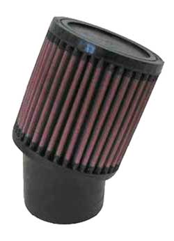 K&N RU-1750 UNIVERSAL Clamp-On Air Filter 2-7/16"20 DEG FLG, 3-3/4"OD, 4"H Photo-0 