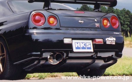 HKS 31019-AN013 SS Hiper Muffler Nissan Skyline GTR34 Photo-0 