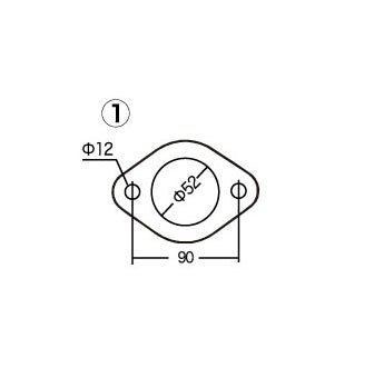 HKS 34001-AK001 Exhaust Gasket 50mm (2pk) Photo-1 