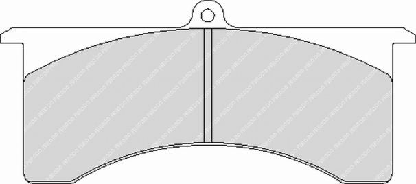 FERODO FRP503R Brake Pads DS3000 for Caliper AP Racing CP5805 Photo-0 