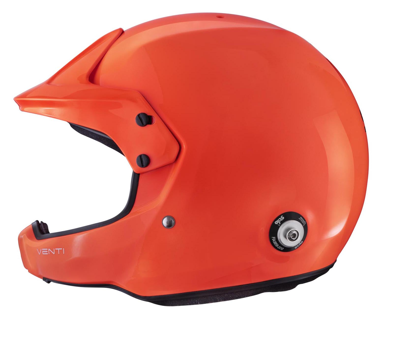 STILO DA0220BF2T55 VENTI WRC Offshore helmet, no HANS clips, FIA/SNELL 2020, orange, size 55 Photo-4 