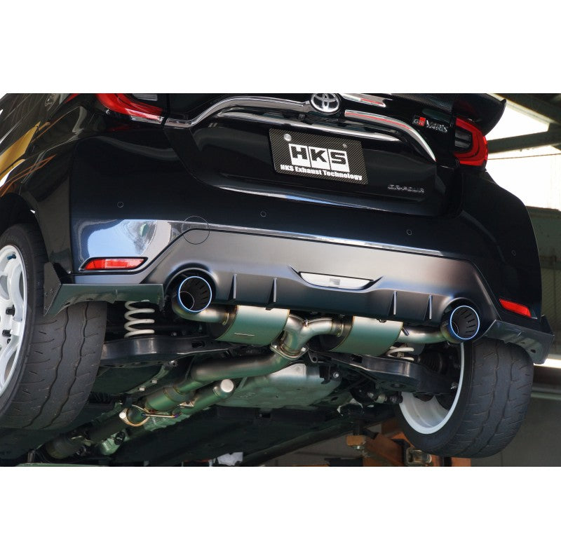 HKS 31029-AT010 Exhaust System Super Turbo Muffler Ti for TOYOTA GR Yaris (4BA-GXPA16) 2020- Photo-2 