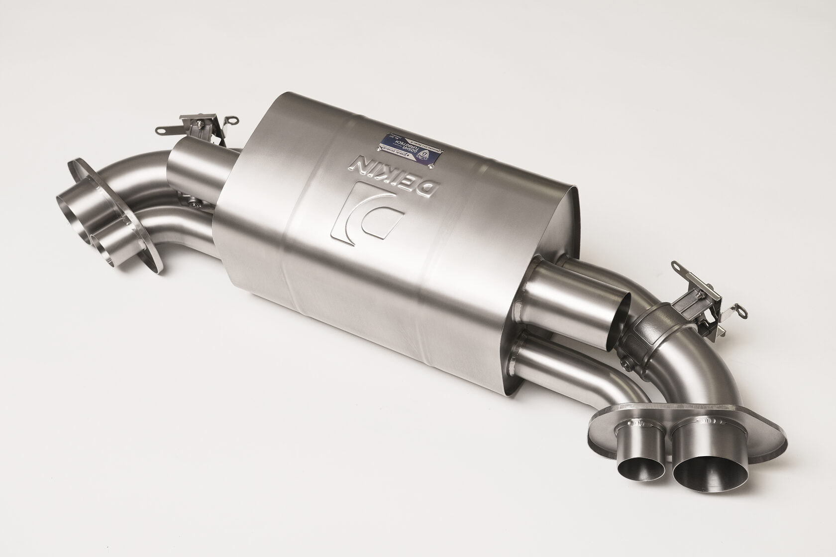 DEIKIN 10-PO.911.T/TS.992.S-ES-DP-Ti-00 Exhaust system "Street" Titan for 911 Turbo/Turbo S (992) complete with downpipes without HeatShield Photo-1 