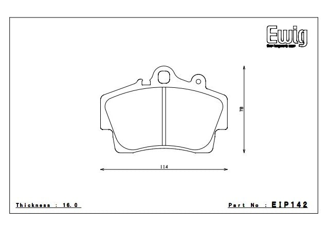 ENDLESS EIP142MX72 Front brake pads PORSCHE CAYMAN(987) 2.7/BOXTER 986 2.5/2.7 987 2.7 Photo-0 