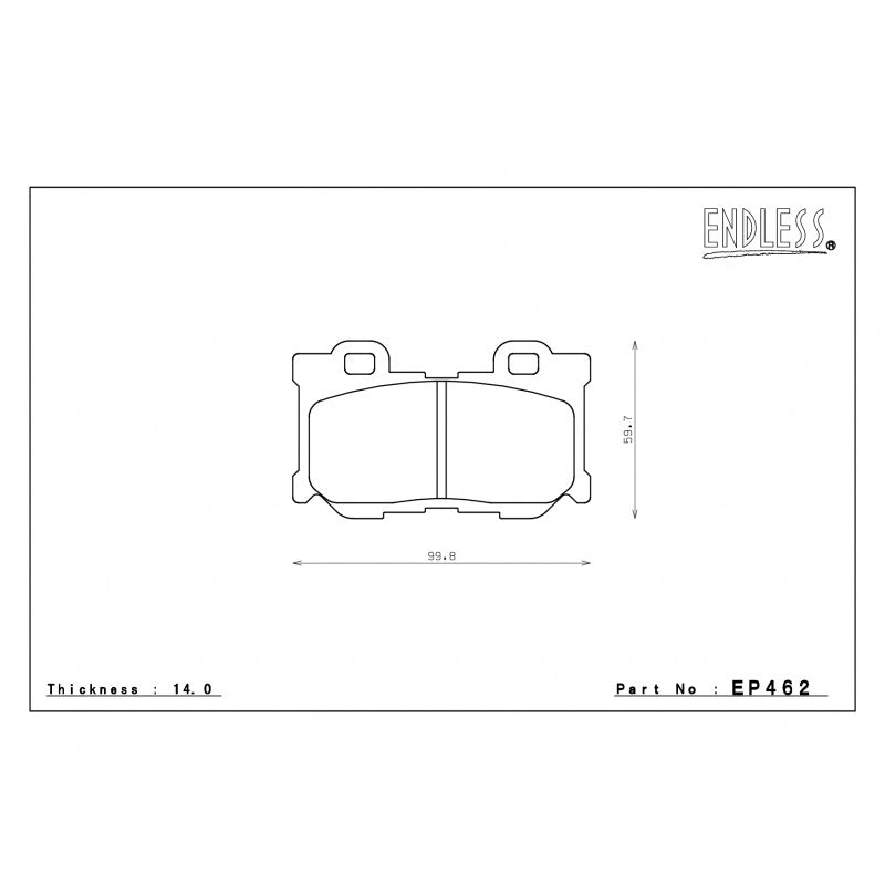 ENDLESS EP462MX72PL Brake Pads Photo-0 