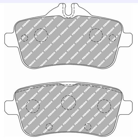 FERODO FCP4587H Rear Brake Pads DS2500 for MERCEDES-BENZ A 45 AMG (W176) / GLA 45 AMG (X156) / AMG 63 S (W166) Photo-0 