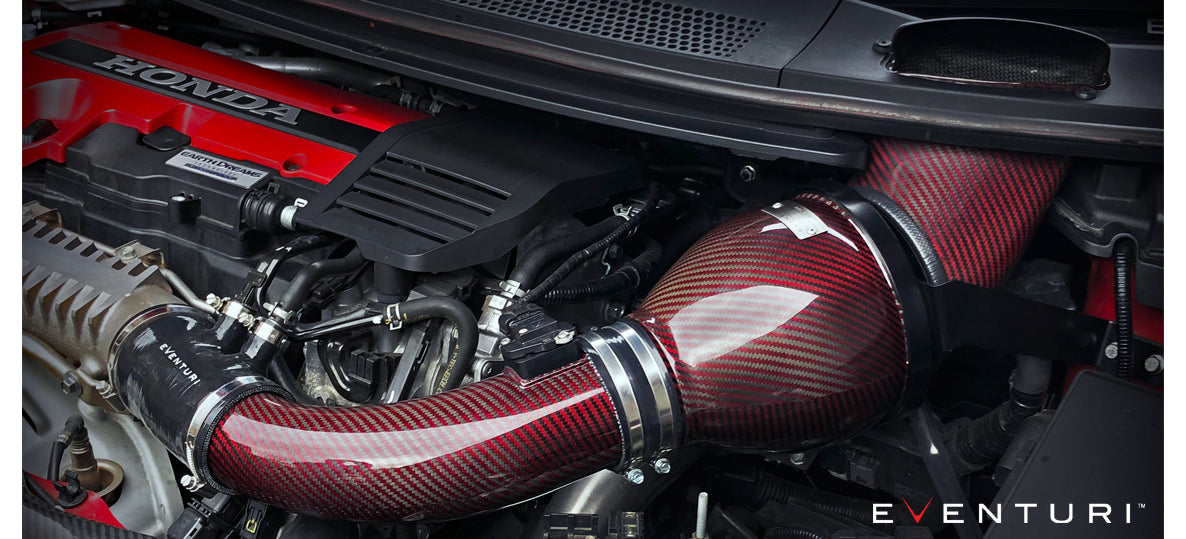 EVENTURI EVE-FK2V2-CF-LHD-INT Intake System V2 (Carbon) for HONDA Civic Type R (FK2) LHD Photo-3 