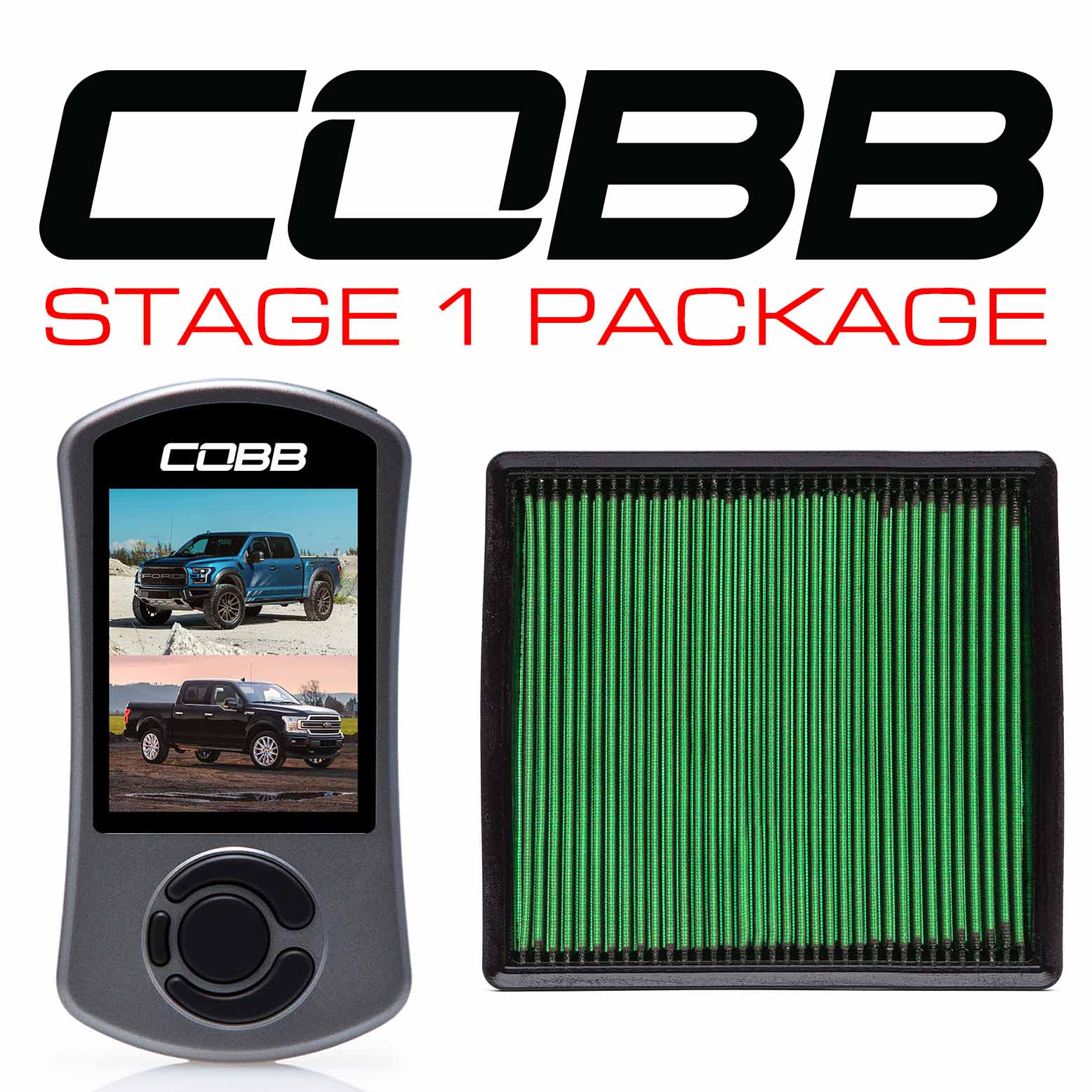 COBB FOR0050010-TCM FORD Stage 1 Power Package with TCM F-150 Ecoboost Raptor / Limited Photo-0 