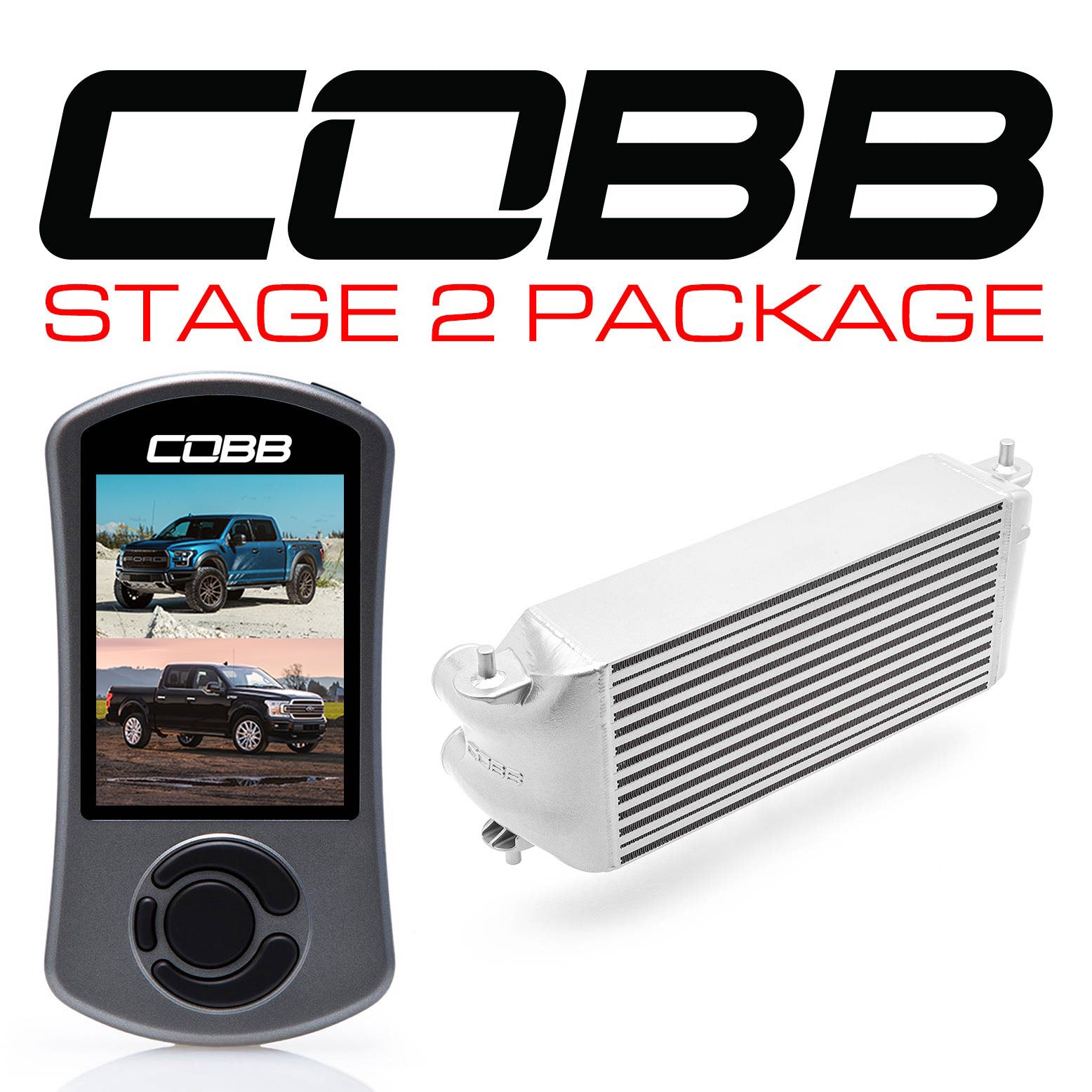 COBB FOR0050S20SL-NI FORD Stage 2 Power Package Silver F-150 Ecoboost Raptor / Limited Photo-0 