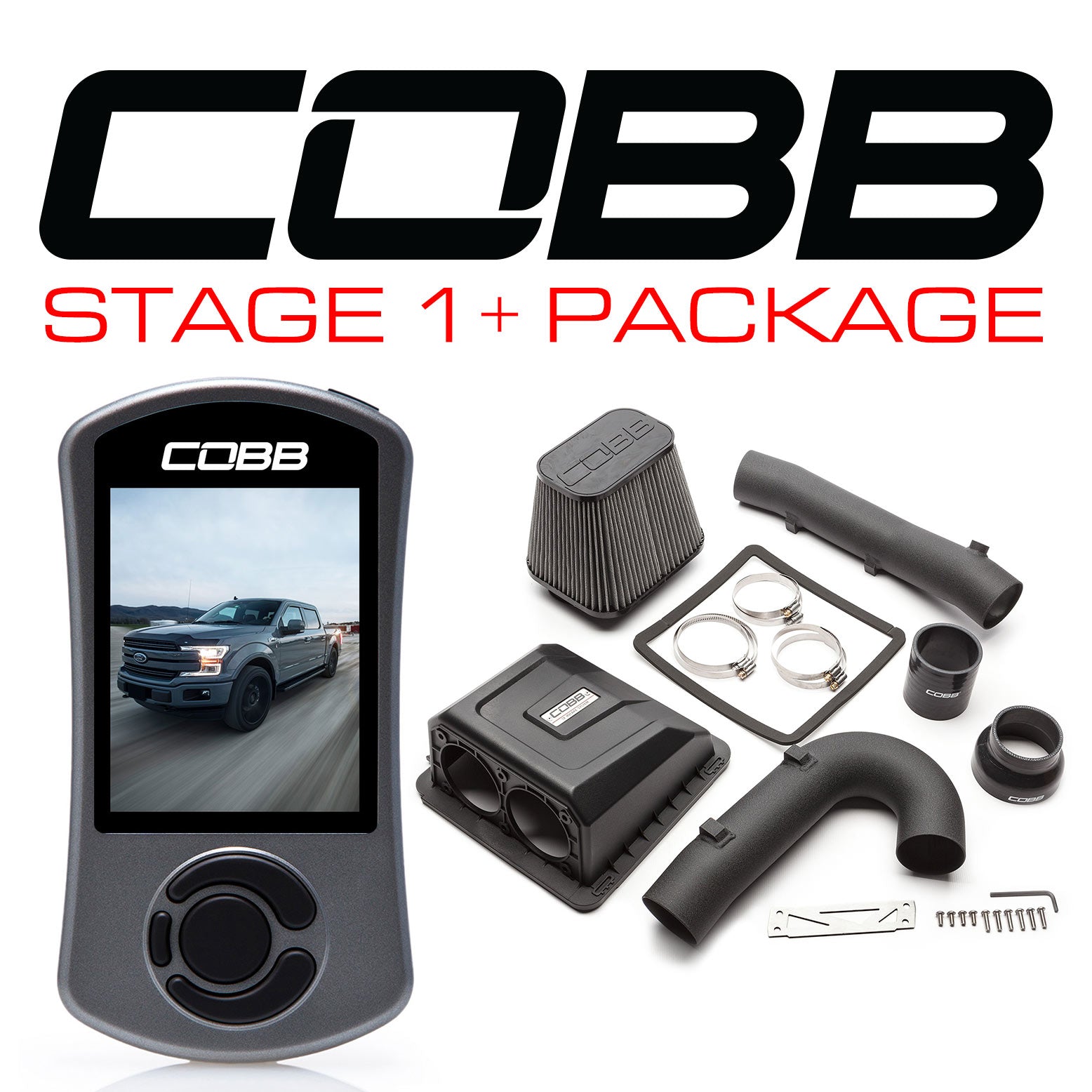 COBB FOR006001P FORD Stage 1+ Power Package F-150 Ecoboost 3.5L 2017-2019 Photo-0 