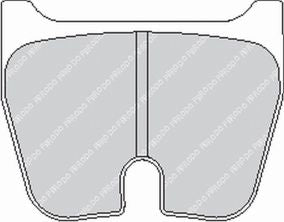 FERODO FRP3023R Brake Pads DS3000 for Caliper Brembo 07.5684.5 Photo-0 