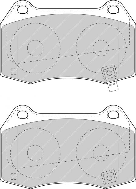 FERODO FDS1561 Front Brake Pads DS Performance for NISSAN 350 Z (Z33) Photo-0 