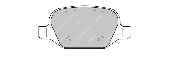 FERODO FDS1349 Rear Brake Pads DS Performance for ALFA ROMEO 156 (932) / 147 (937) / GT (937) Photo-0 