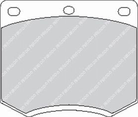 FERODO FCP167R Front Brake Pads DS3000 for FORD Escort RS Photo-0 