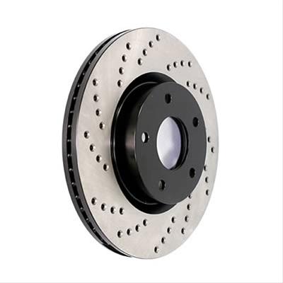 STOPTECH 127.33069R Rear Sport Drilled & Slotted Rotor Right AUDI/VW Golf/Jetta/Leon/TT Quattro 2000-2006 Photo-0 