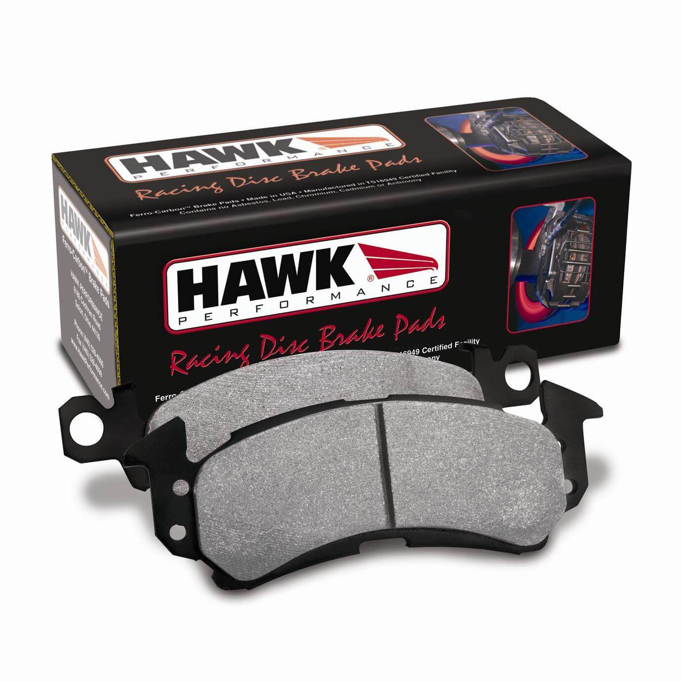 HAWK HB203N.550 Brake Pads HP Plus Rear TOYOTA Corolla GTX 1984-87 Photo-0 