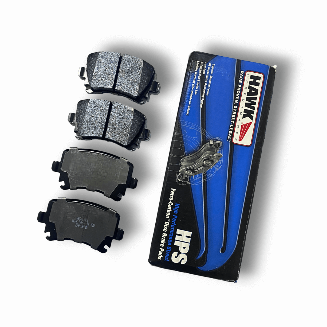 HAWK HB544F.628 Rear brake pads for VW Golf GTI 2.0 2006-07 / AUDI A3 8P / Quattro / TT 8J 2.0T (310mm) Photo-2 