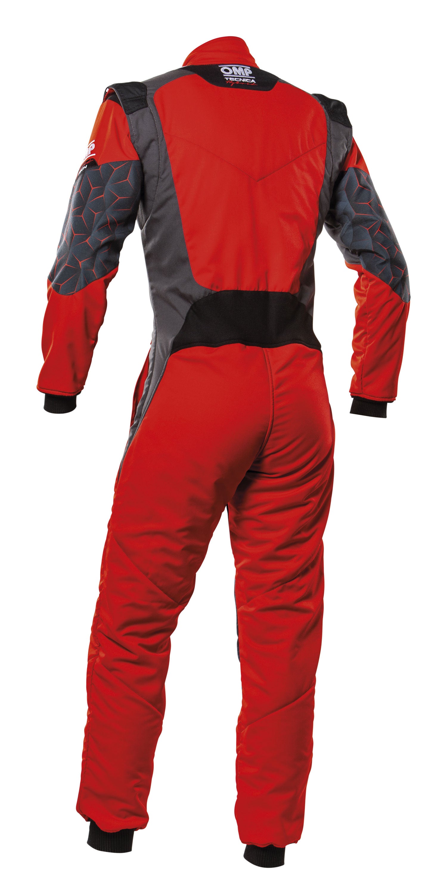 OMP IA0-1864-A01-060-62 (IA0186406062) TECNICA HYBRID Racing suit, FIA 8556-2018, red/black, size 62 Photo-1 