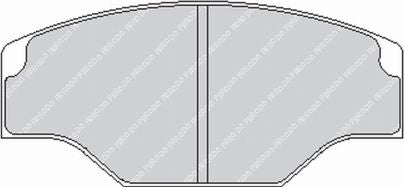 FERODO FRP201R Brake Pads DS3000 for Caliper AP Racing CP2361 Photo-0 