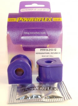 POWERFLEX PFR19-210-12 x2 Rear Anti Roll Bar Mounting Bushing (12mm) FORD Escort RS Turbo Series 1 Photo-0 