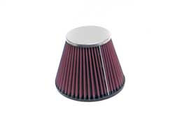 K&N RC-9940 UNIVERSAL Clamp-On Air Filter 70MM FLG, 147MM B, 89MM T, 115MM H Photo-0 