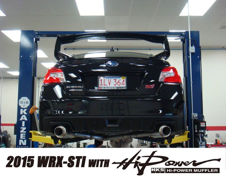 HKS 31006-BF001 Exhaust system HI-POWER MUFFLER SUBARU WRX STI 2014+ Photo-1 