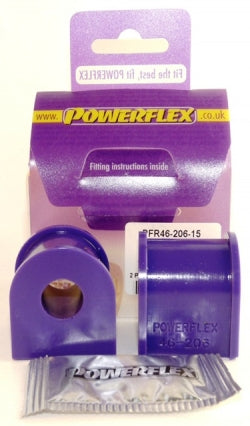 POWERFLEX PFR46-206-15 x2 Rear Anti Roll Bar Bush 15mm NISSAN 240SX (S13 & S14) Photo-0 