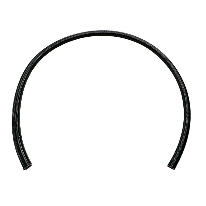 FUELAB 72700-10-6 Hose PTFE 6 ft, 10AN Black Nylon Stainless Steel Braided Photo-0 