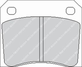FERODO FCP815R Rear Brake Pads DS3000 for ASTON MARTIN Vantage / JAGUAR XJS Photo-0 