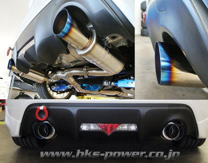 HKS 32016-BT001 Hi-Power Muffler Spec-L (Ti-Tips) TOYOTA 86/SUBARU BRZ Photo-0 