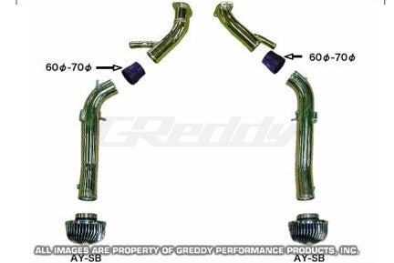 GREDDY 12020906 Inlet suction Kit Type-2 long GTR R35 Photo-2 