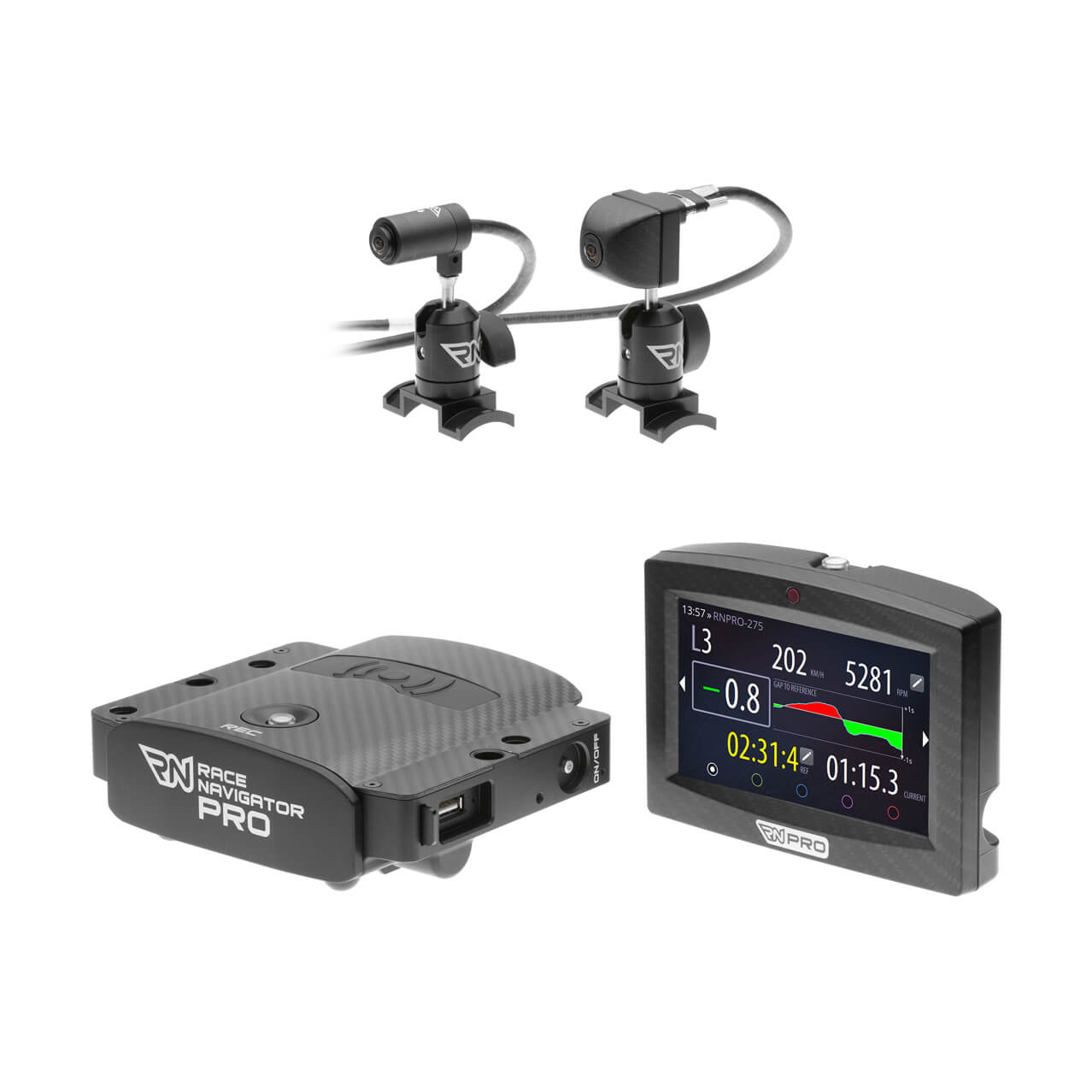 RN VISION P-PRO-RACE-128-FULLHD Race Navigator RN PRO Racing Bundle 128GB/Full-HD Photo-0 