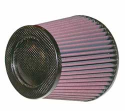 K&N RP-5113 UNIVERSAL Air Filter - CARBON Fiber Top5"FLG, 6-1/2"B, 4-1/2"T, 5-5/8"H Photo-0 