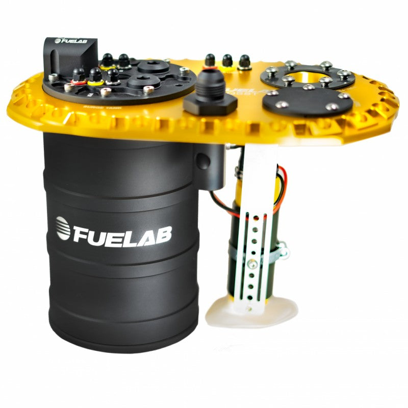 FUELAB 62723-3 Fuel System QSST Gold with Lift Pump FUELAB 49614, Surge Tank Pump Dual FUELAB 49614 with Controller Photo-1 