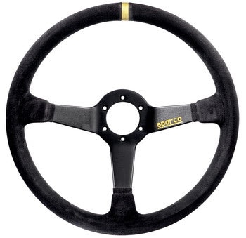 SPARCO 015R368MSN Steering wheel R368, suede, black, diam.380mm, reach 65mm Photo-0 