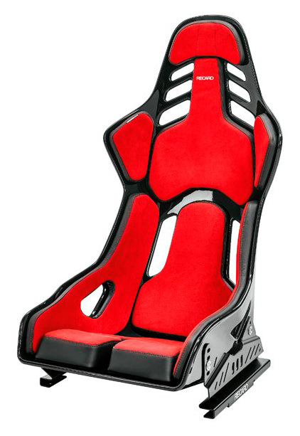 RECARO 076.02.2B23 Race Seat Podium GF Right Side (ABE / FIA 8855-1999) Red Alcantara / Black Leather, Size L Photo-0 